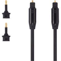 sandstrom av black series s1opt114x digital optical cable - 1 m black