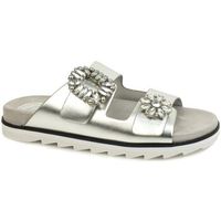 guess sandalias ciabatta silver flmbr2lel03 para mujer