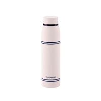 botella de agua de acero inoxidable color blanco 27x7x7cm