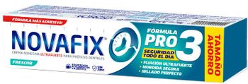 Novafix Pro3 Crema Adhesiva Prótesis Dentales Frescor 70 gr