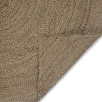 alfombras de area rectangular gris 80 x 400 cm yute