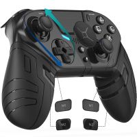 controlador de juego modular profesional q300 con joystick alps giroscopio de 6 ejes deteccion de movimiento vibracio