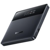 power bank baseus h1 portatiles con carga rapida con pantalla digital 20000 mah 100 w negro