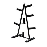 rack para discos de pesas 7 barras behumax