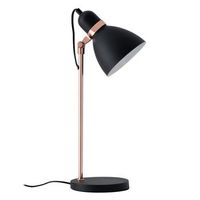 dudeco lampara de mesa grisel negro