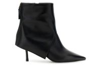 botines con puno de piel black