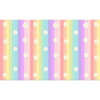 fotomural vinilo infantil margaritas multicolor 350 x 250 cm
