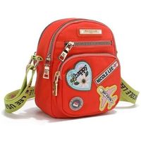 nicole lee bandolera bolso cruzado con parches de colores naranja para mujer