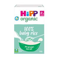 hipp organic 100 baby rice 4 months