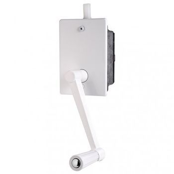 Torno Elevacion Persiana Empotrar Blanco
