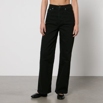 Ganni Andi Stretch-Denim Straight-Leg Jeans - 28W/32L