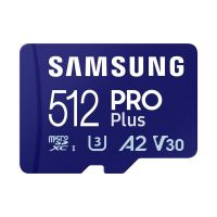 tarjeta microsd samsung pro plus mb-md512s 512gb azul uhs-i v30 a2
