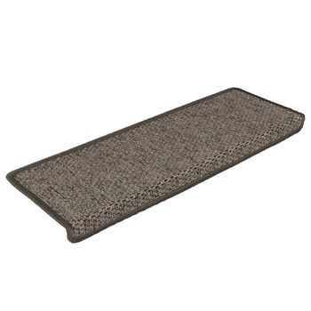 Alfombrilla Autoadhesiva Escalera 15 Piezas | Alfombras De Escalera | Tapetes De Escalera Gris Y Beige 65x21x4cm