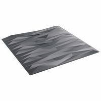 paneles de pared 48 uds 50 x 50 cm gris piedra espuma xps vidaxl