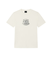 ax armani exchange para hombre xm002776af10356u1074 camiseta classic crema xl blanco casual algodon manga corta