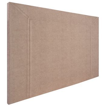 Cabecero Tapizado Milán | Cabezal Acolchado | Tapizado En Teijdo Alta Gama Acuaqulin Antimanchas | Color Beige | Medida: 140x110x5cm (cama 135/140 Cm)