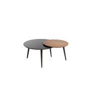 mesa de centro helena con doble cuerpo y diseno moderno