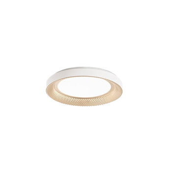 Lámpara De Techo Led Hive En Metal Dorado Mate 40w Perenz Ø50cm