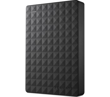 SEAGATE Expansion Portable Hard Drive - 4 TB, Black, Black