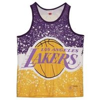 mitchell and ness camiseta tirantes nba la lakers tank top para hombre