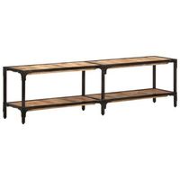 mueble de tv madera maciza de mango 150x30x41 cm vidaxl