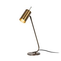 lampara de mesa sivani-mr-613 oro cobrizo metal 8x26x55 cm