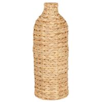 jarron grande de jacinto de agua trenzado alt 50 cm
