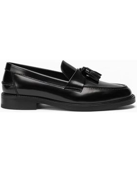 de DUCA DI MORRONE MOCASÍN DUCA DI MORRONE ASCANIOPELLE NEGRO DE CUERO BLACK
