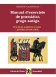 Manual d'exercicis de gramàtica grega antiga