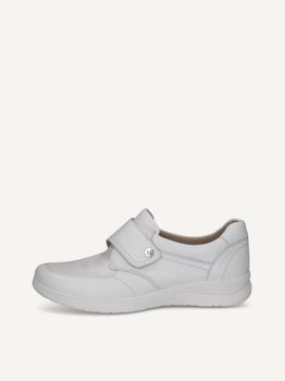 CAPRICE Low shoes, white, made of Leather and synthetic, Size 40