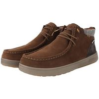 walk in pitas botines botin wallabee de piel - baikal para hombre
