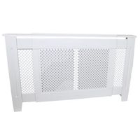 cubreradiador para esconder radiadores en mdf blanco elegante 1400mm - 1920mm