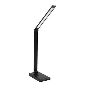 FABRILAMP Flexo Decada Negro 7w 525lm 6000k Reg. En 3 Intensidades Tactil Plegable Gira 180º 60x11x19cm