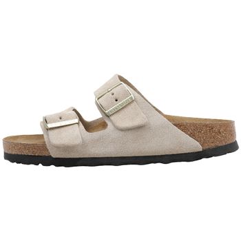 BIRKENSTOCK Sandalias Arizona BF Triples New Beige/Pink Clay para mujer