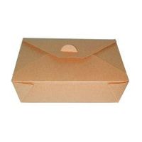 caja kraft para almuerzo pe 216 x 160 mm alt 65mm 2000ml - paquete 200 unidades
