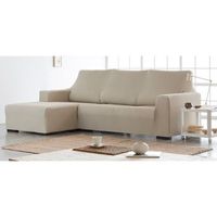 estoralis - funda de chaise longue bielastica brazo corto izquierdo visto de frente  java c 11 gris oscuro