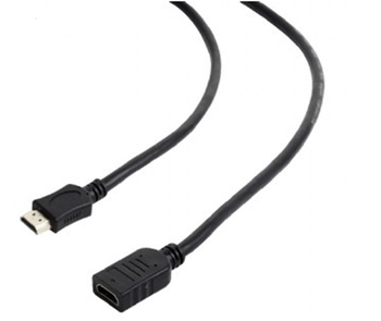 CABLE HDMI GEMBIRD EXTENSION MACHO HEMBRA V2.0 ALTA VELOCIDAD CON ETHERNET 0,5M