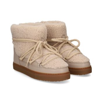 Inuikii Botines Planos Mujer - Beige Talla 41