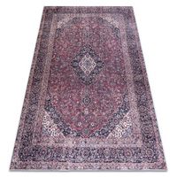 alfombra lavable andre 2288 oriental vintage antideslizante - burdeos 80x150 cm