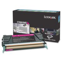 lexmark c748h1mg magenta original high capacity return program toner cartridge