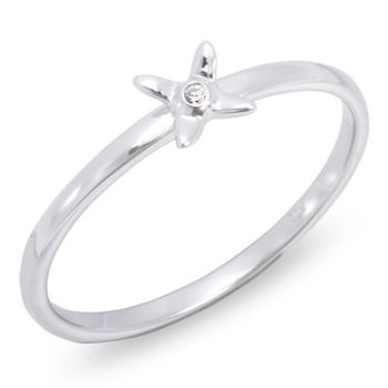 Anillo apilable, anillo apilable de plata 925