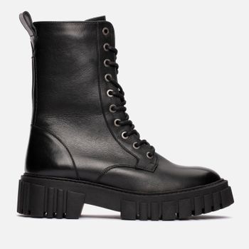 Clarks Women's Page Lace Leather Boots - UK 3
