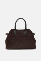 liza mini satchel de cuero genuino