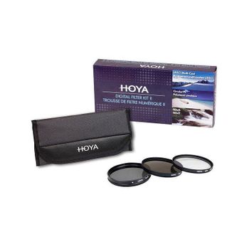 Filtro fotográfico Hoya DFK46 II Kit 46 mm UV CIR-PL ND8 con estuche
