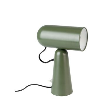 Lámpara de mesa de hierro verde