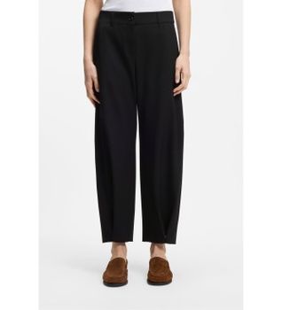 BOSS para mujer. 50553596 Pantalón Talara negro (34), Casual, Poliéster