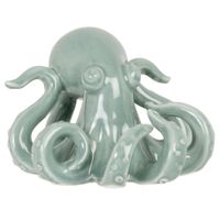 figura de pulpo de porcelana azul claro alt9