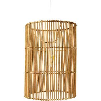 Lámpara De Techo De Ratán - Lámpara Colgante Diseño Boho Bali - An Madera Natural