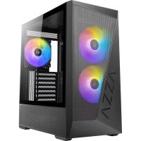 caja pc azza reaver 225k01 midi tower atx argb vidrio templado