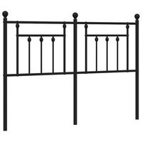 cabecero de repuesto de metal negro 135 cm vidaxl